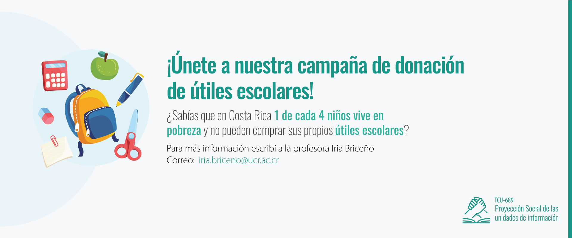 Campana utiles escolares banner EBCI